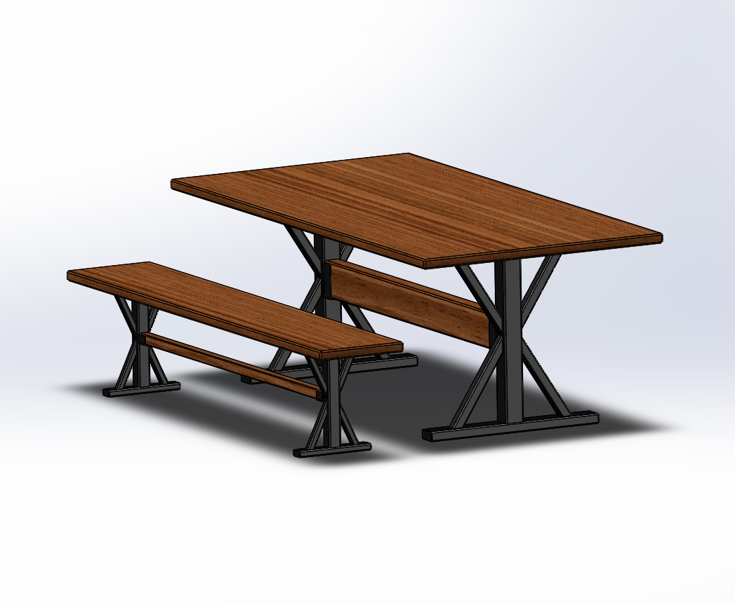 Trestle Table legs, Metal Table Legs, Farmhouse Trestle Table Base, Industrial Style