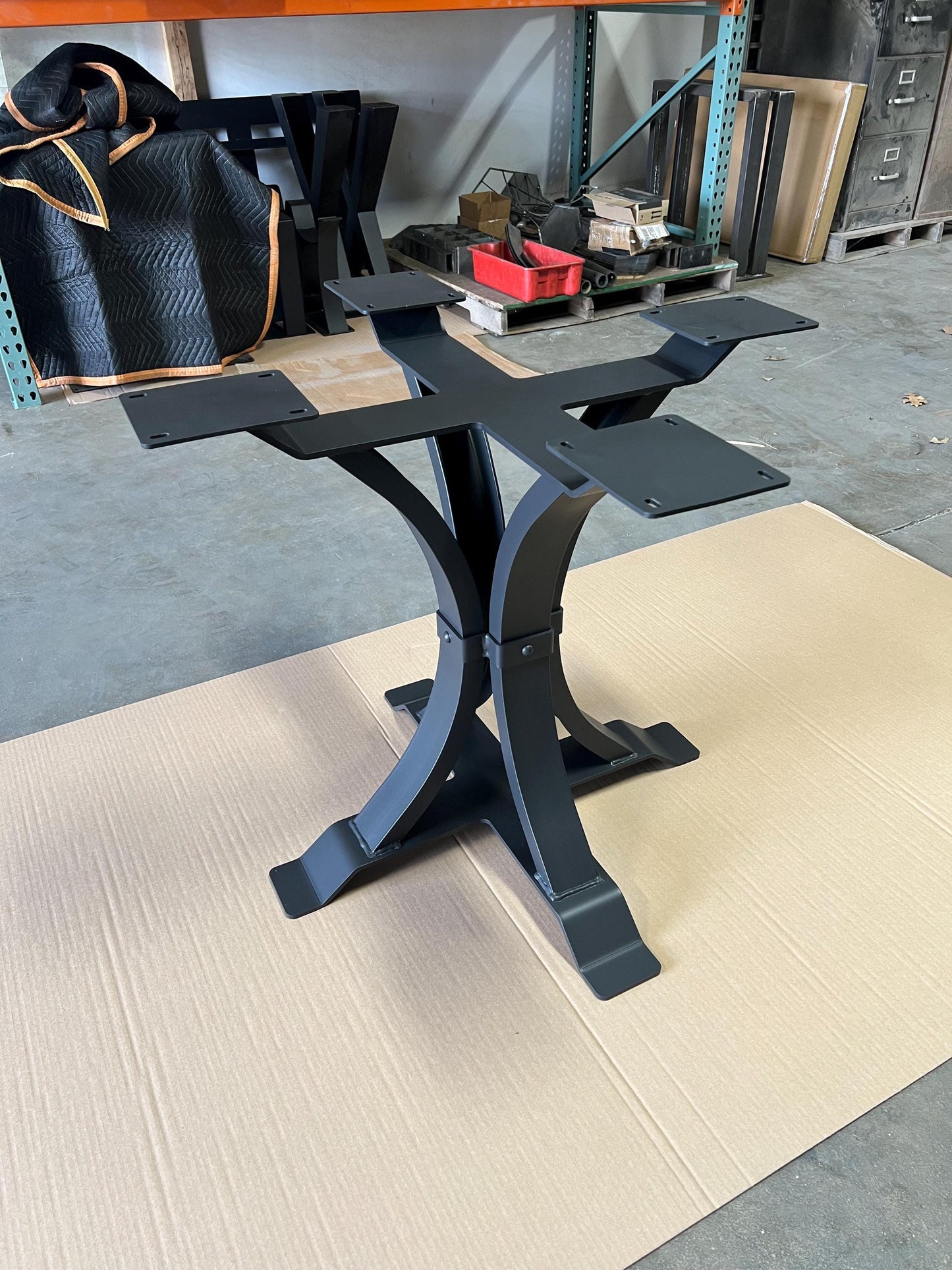 Steel Pedestal Table Legs, Hourglass Table Legs, Heavy Duty Table Legs