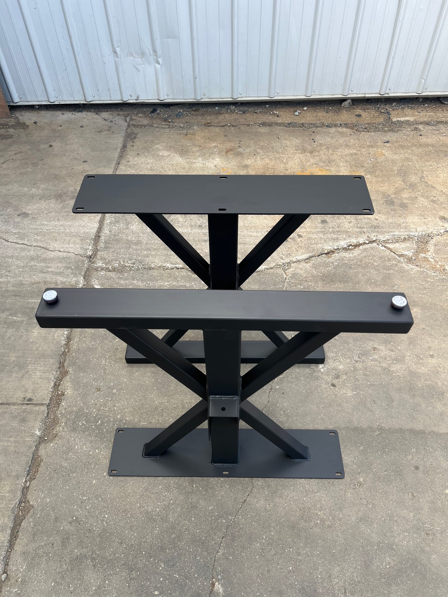 Trestle Table legs, Metal Table Legs, Farmhouse Trestle Table Base, Industrial Style