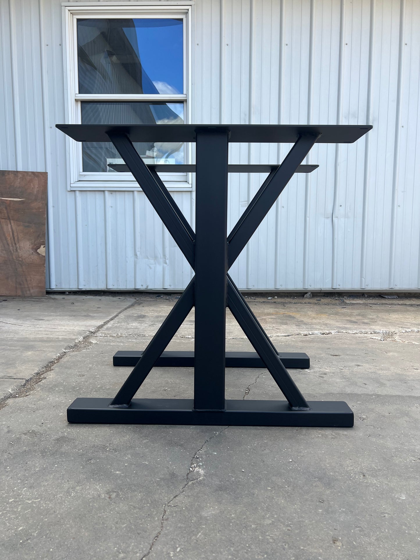 Trestle Table legs, Metal Table Legs, Farmhouse Trestle Table Base, Industrial Style