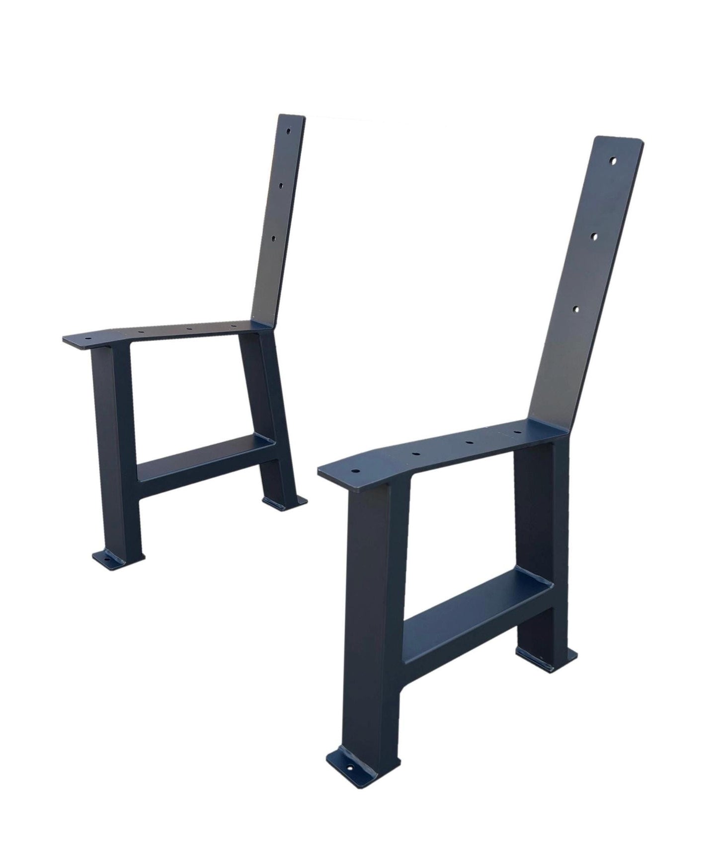 Park Bench Legs • Memorial Bench Legs with backrest • Bolt down legs • Poly Bench • Outdoor Bench Legs• School Bench Legs