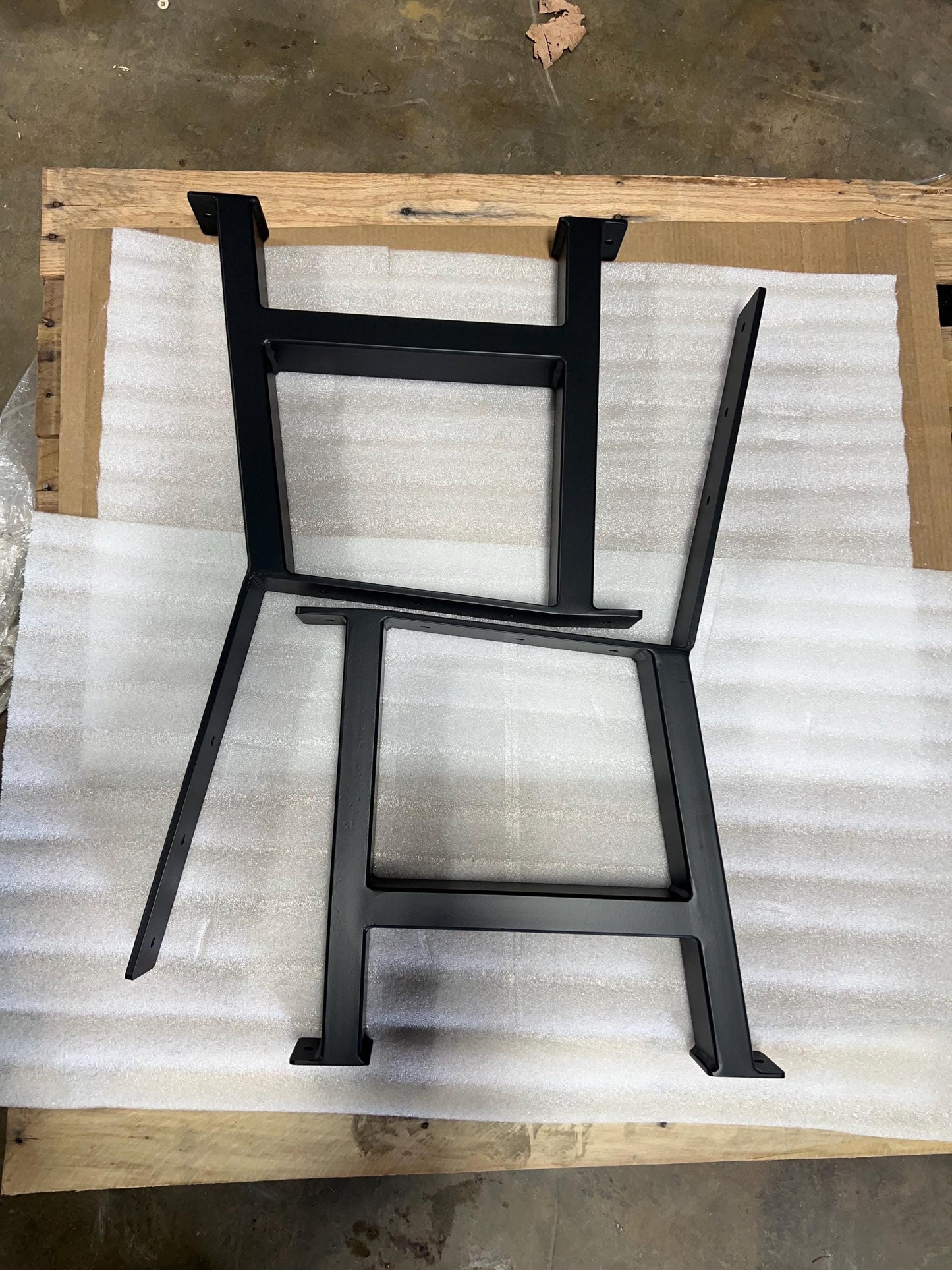 Park Bench Legs • Memorial Bench Legs with backrest • Bolt down legs • Poly Bench • Outdoor Bench Legs• School Bench Legs