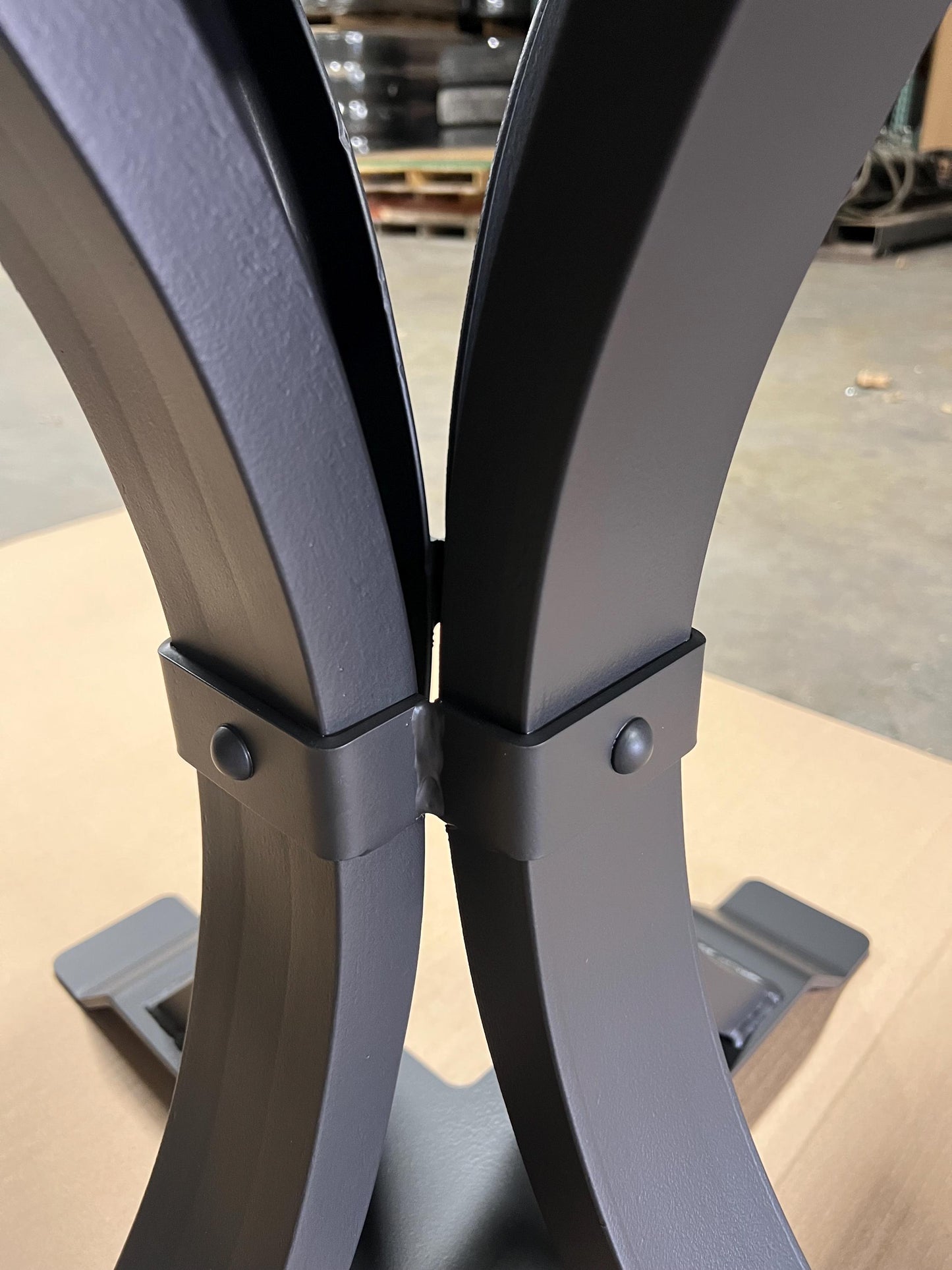 Steel Pedestal Table Legs, Hourglass Table Legs, Heavy Duty Table Legs