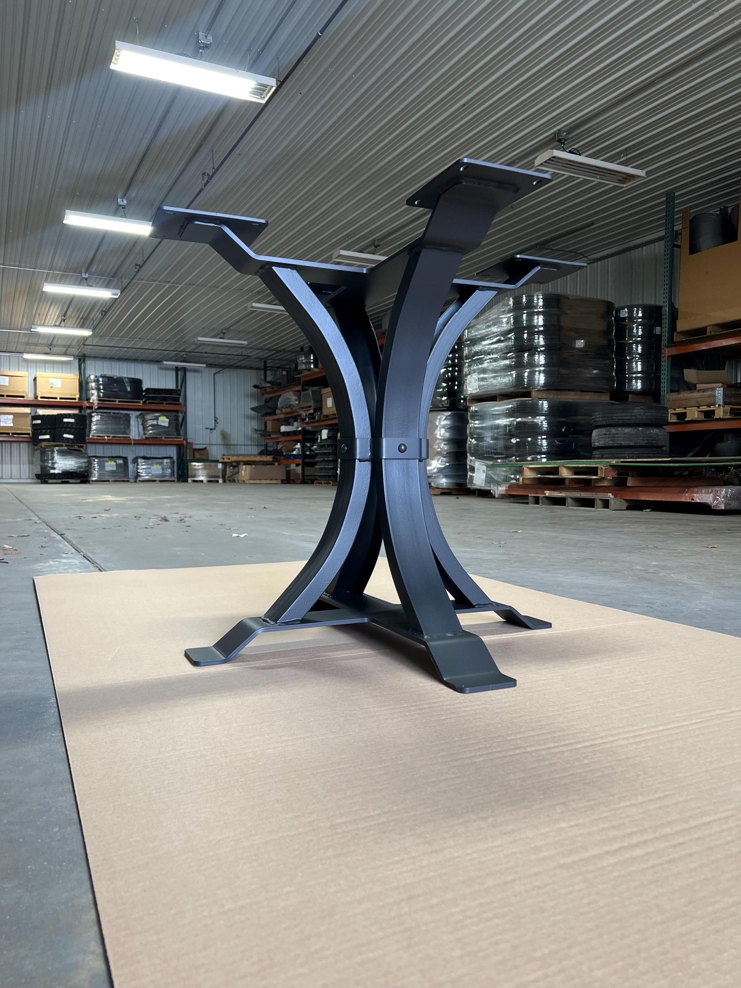 Steel Pedestal Table Legs, Hourglass Table Legs, Heavy Duty Table Legs