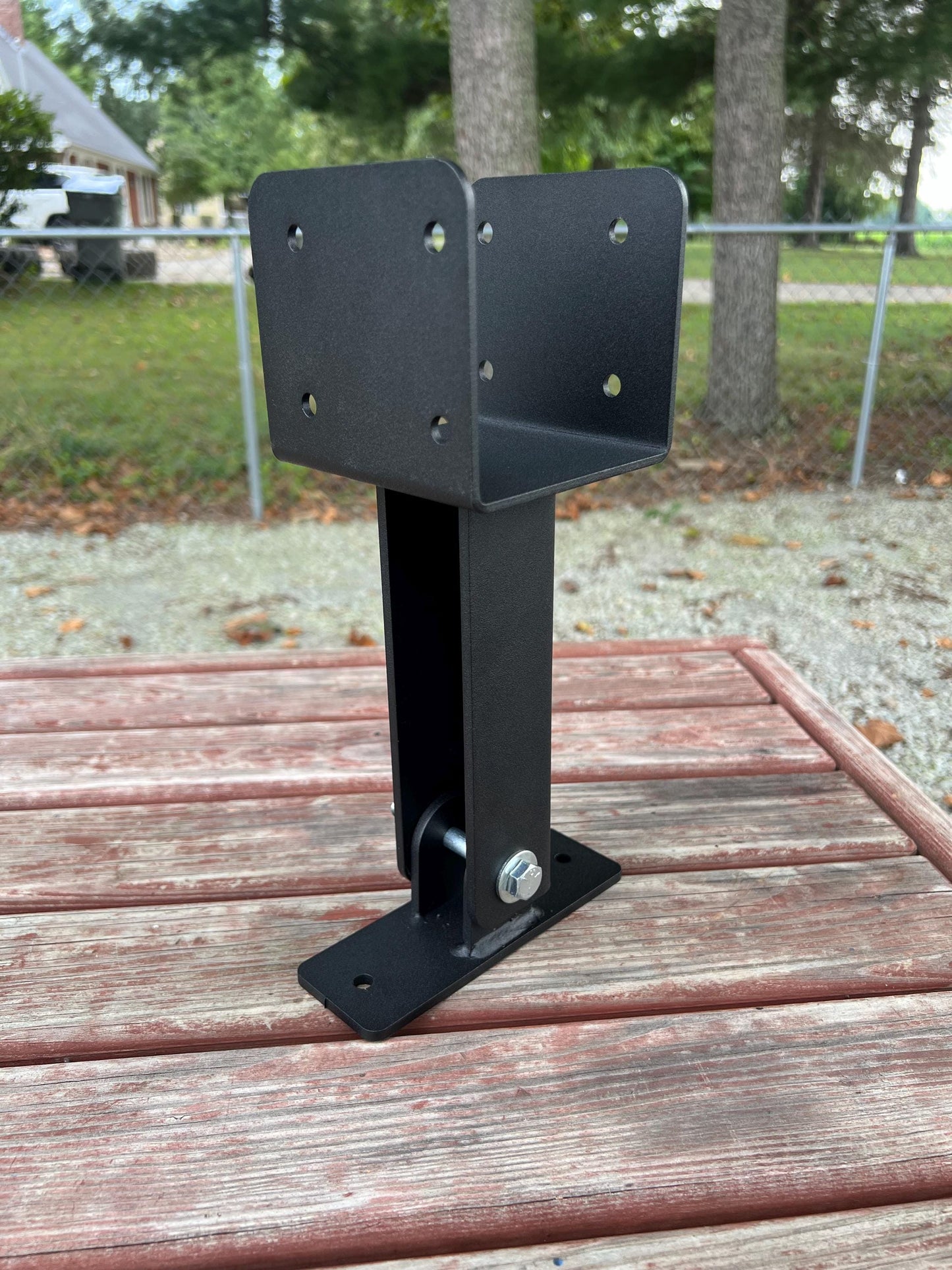 Pergola Roof Riser Bracket , Adjustable Riser Bracket, Steel, Roof Bracket, Rafter Bracket, 4x4 beam bracket, carport, pergola