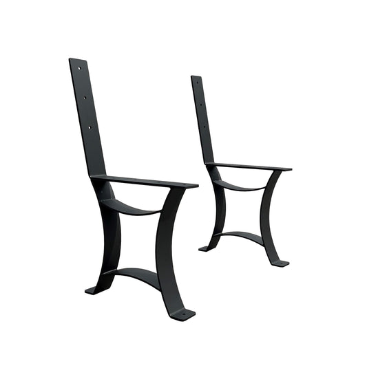 Will coated metal park bench legs rust?