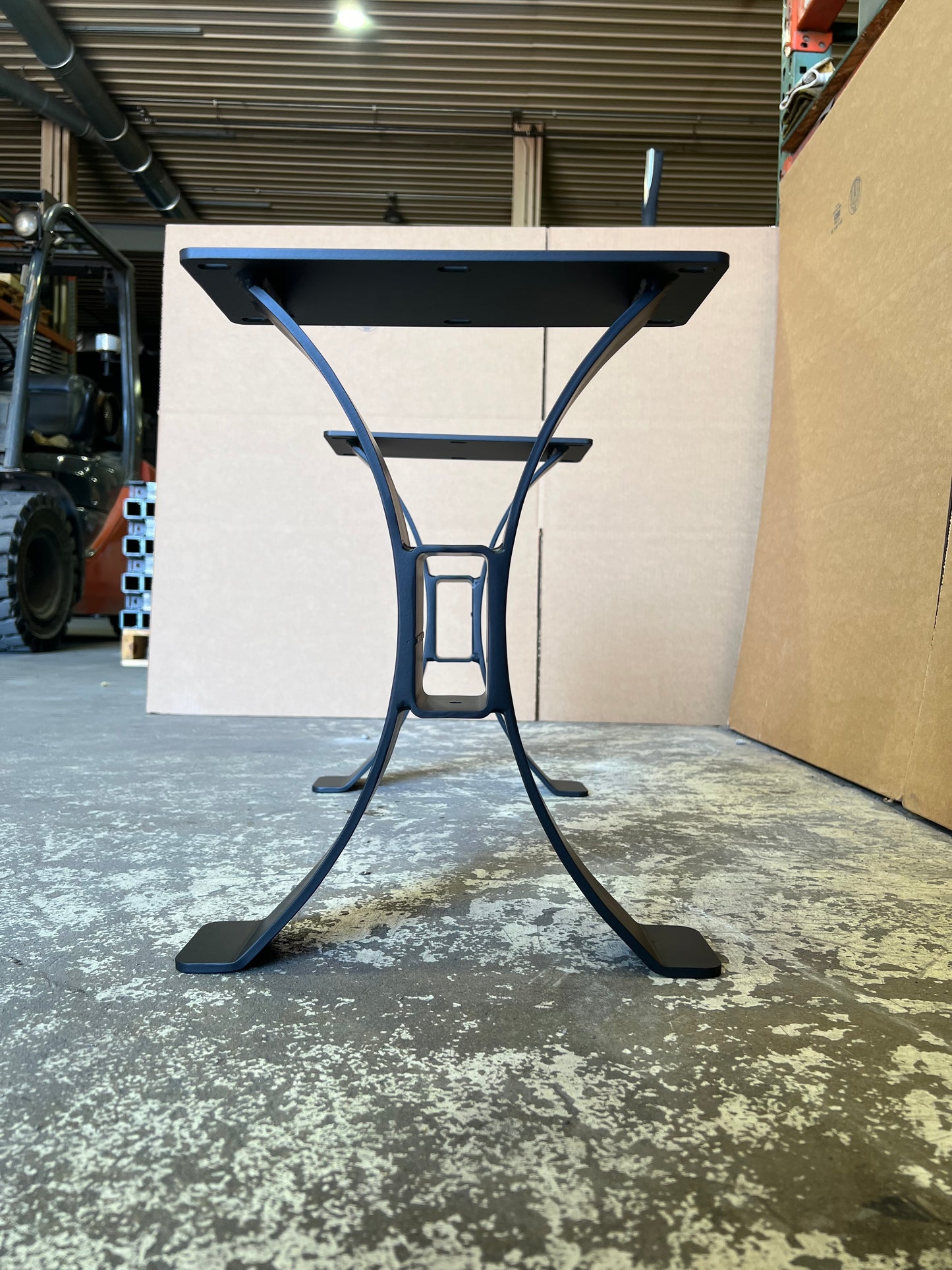Curved Beam Bench Leg Set, Bench Legs, Steel Curved Table Legs