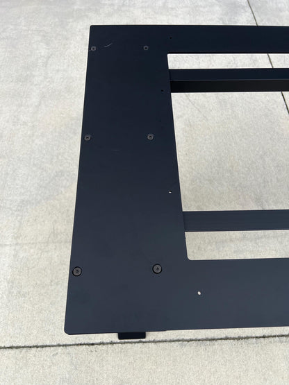 Heavy Duty Farmhouse Granite Table Base with Carriage Plate