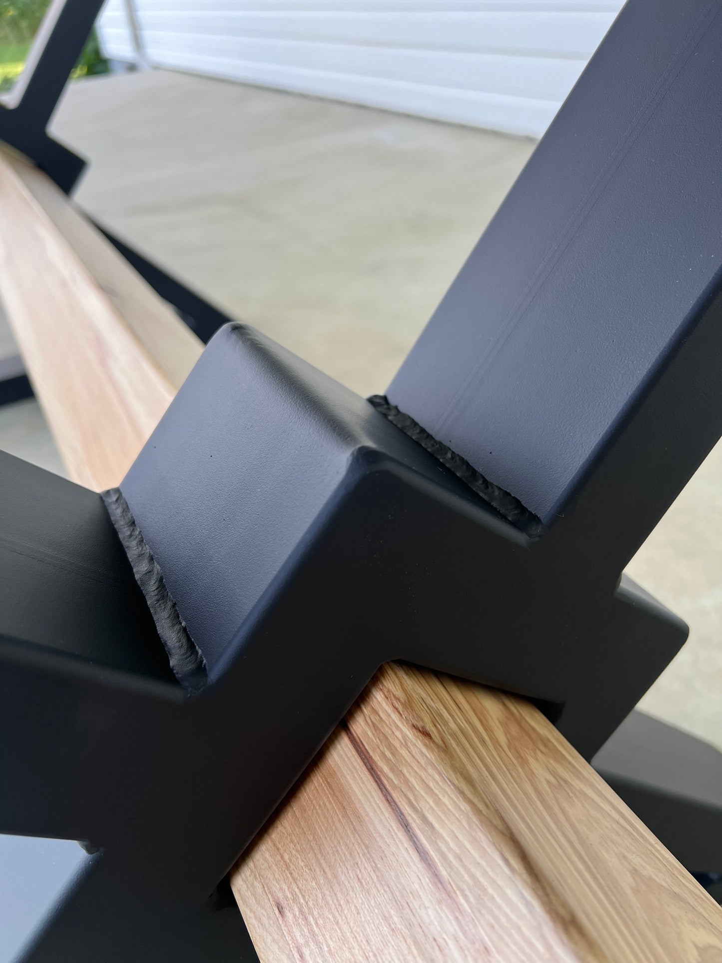 Diamond Farmhouse Table legs with Center Cutout