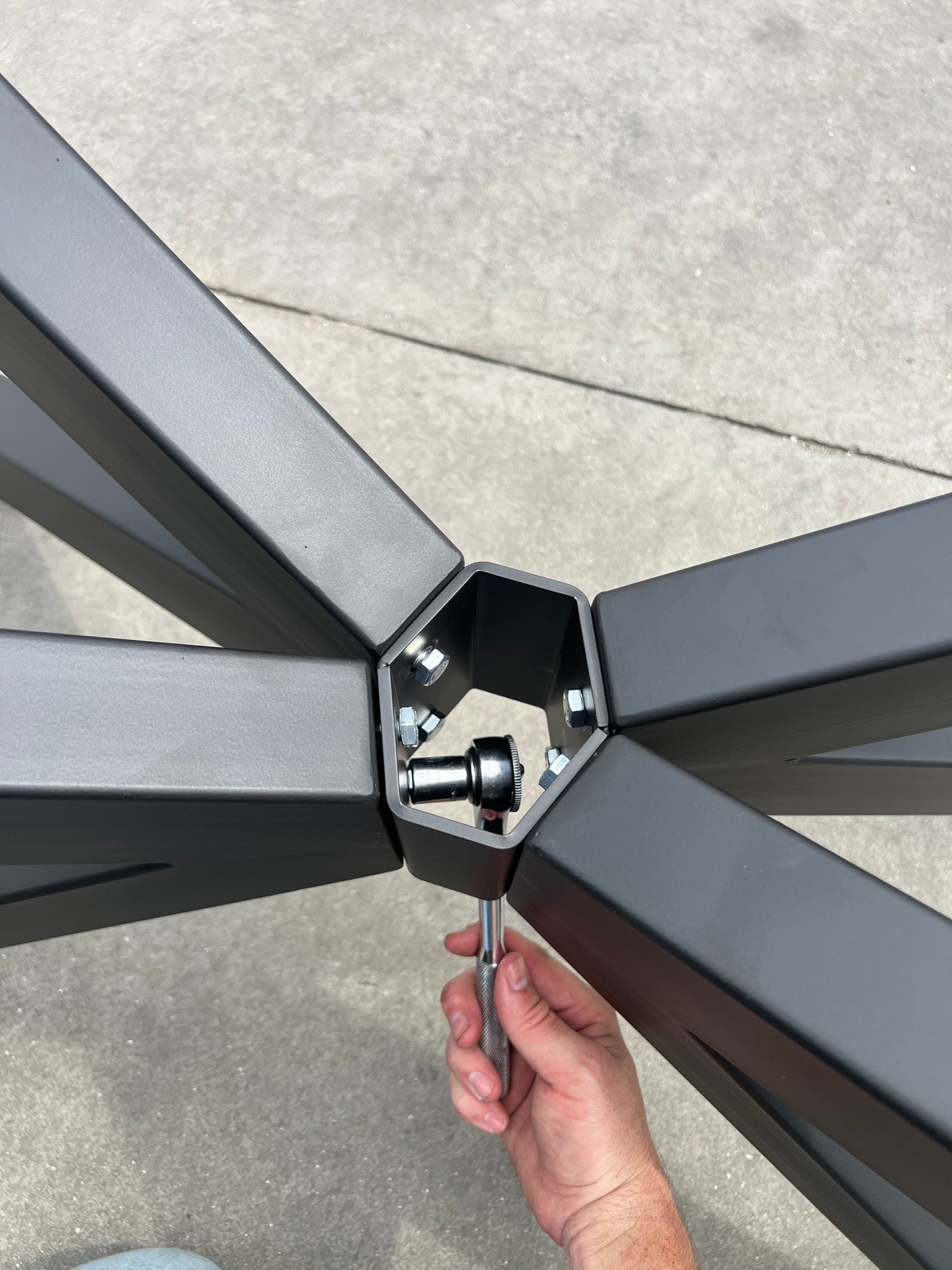 Unique Metal Spider base