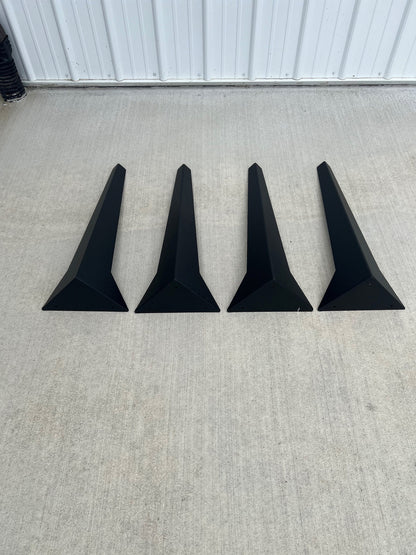 Single Leg style • Industrial Style Table Legs • Set of 4