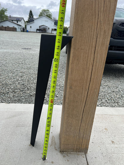 Single Leg style • Industrial Style Table Legs • Set of 4