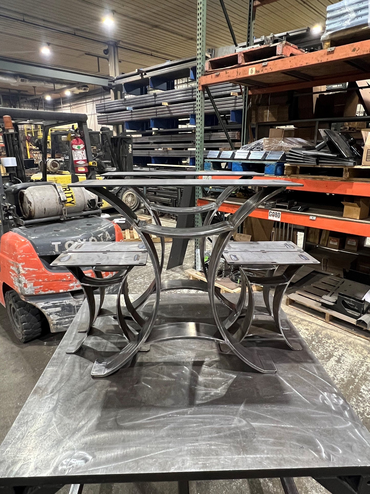 Golden Gate Table Leg Set, Steel Table Legs, Metal Table Legs