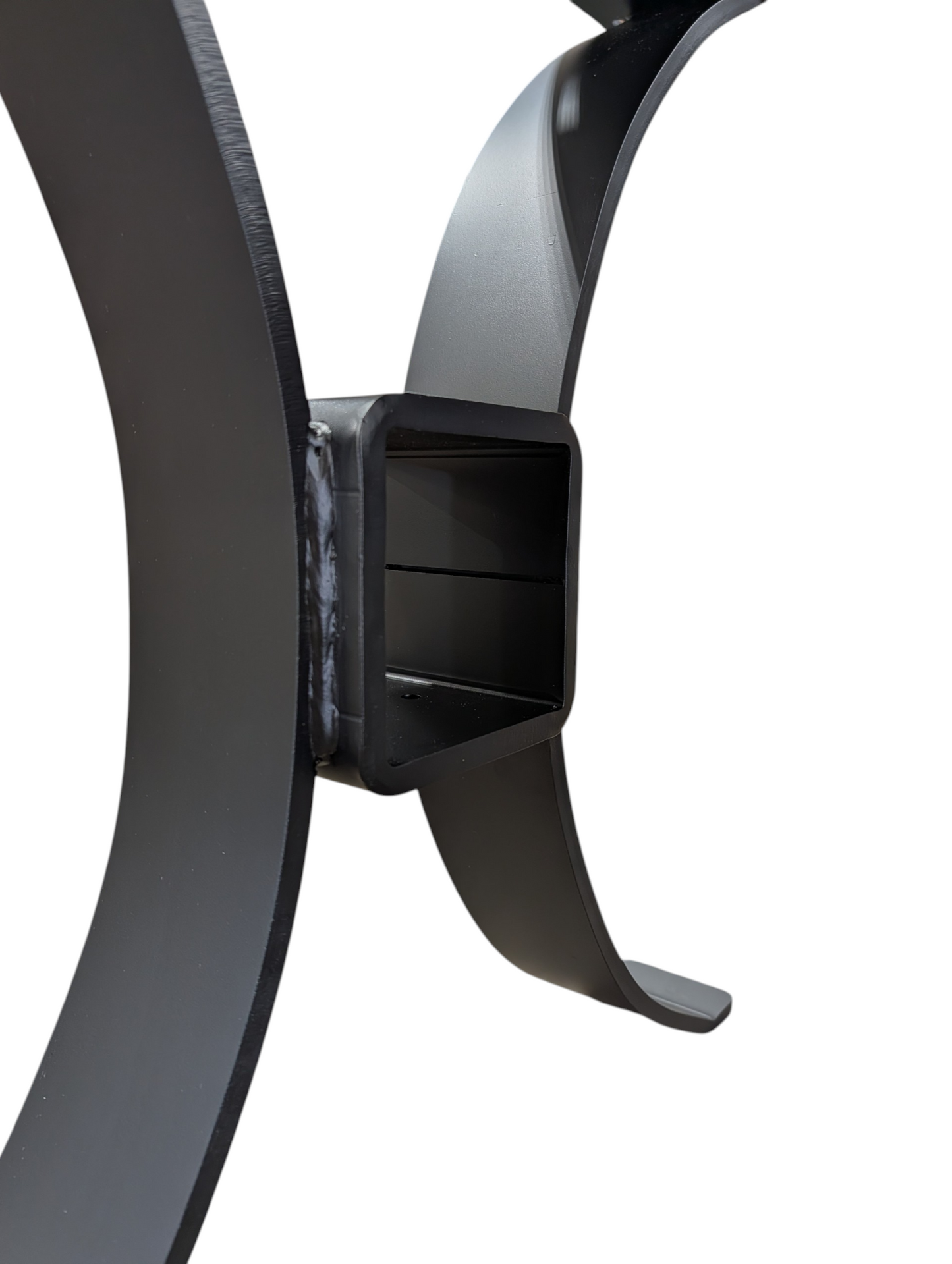 Farmhouse Curved Table Legs, Steel Curved Table Legs with Center Opening