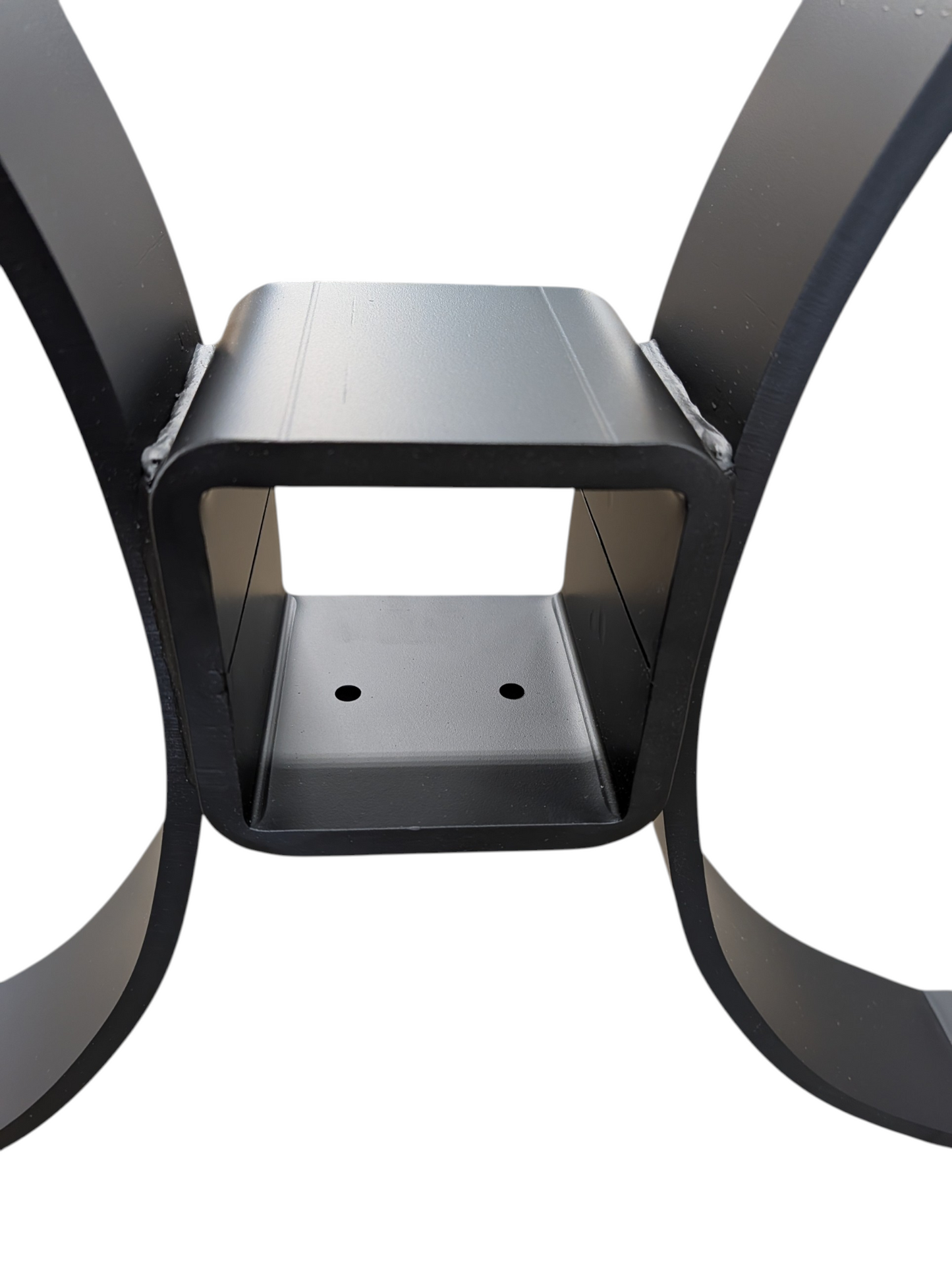 Farmhouse Curved Table Legs, Steel Curved Table Legs with Center Opening