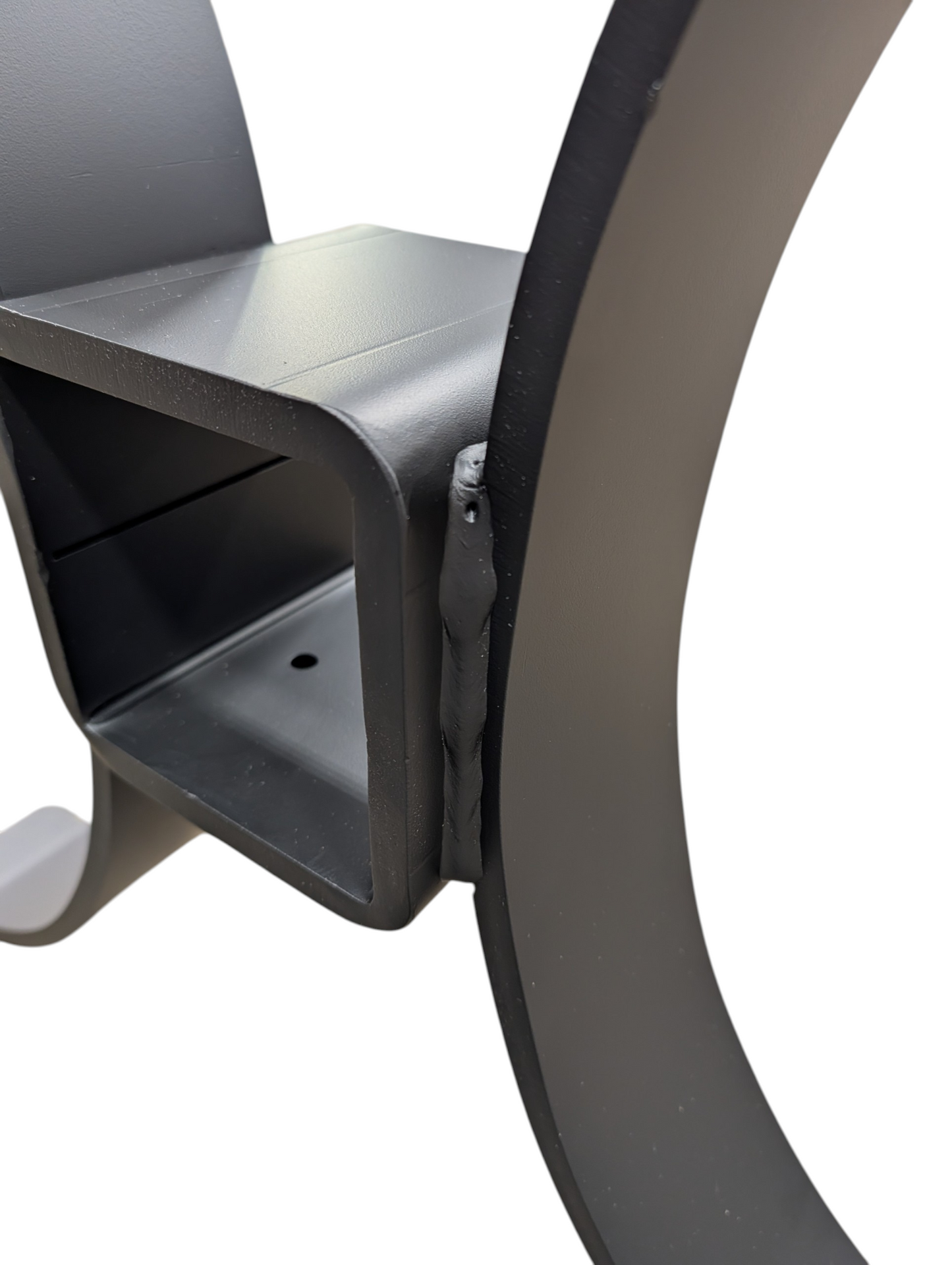Farmhouse Curved Table Legs, Steel Curved Table Legs with Center Opening